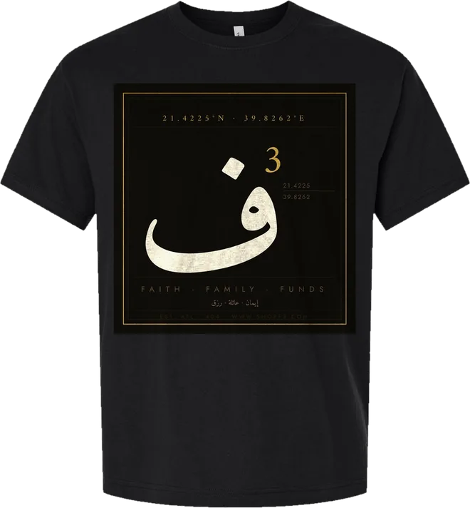 F3 Classic Block Short Sleeve Tee — Black