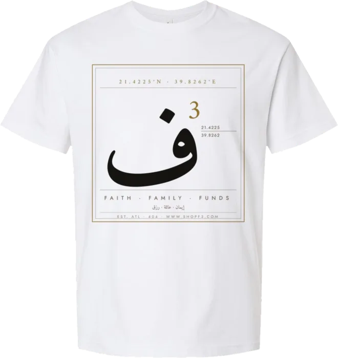 F3 Classic Block Short Sleeve Tee — White