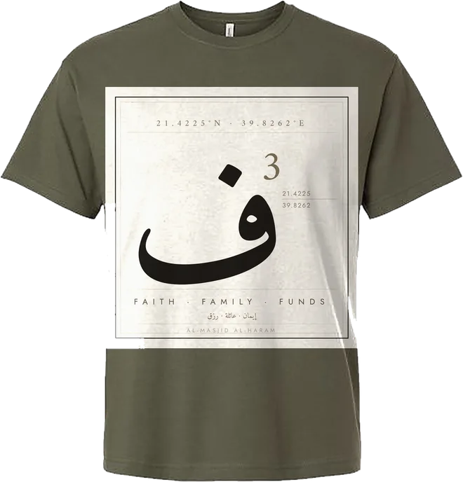 F3 Editorial Mark Short Sleeve Tee — Military Green