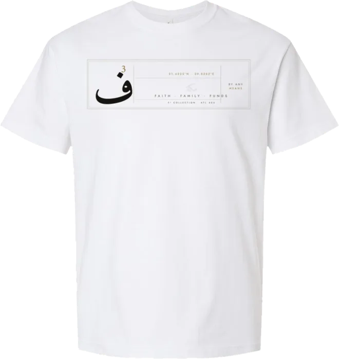 F3 Wide Banner Long Sleeve Tee — White