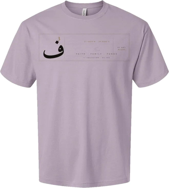 F3 Wide Banner Short Sleeve Tee — Orchid
