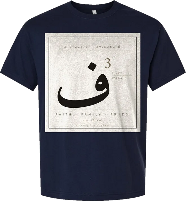 F3 Editorial Mark Long Sleeve Tee — Navy