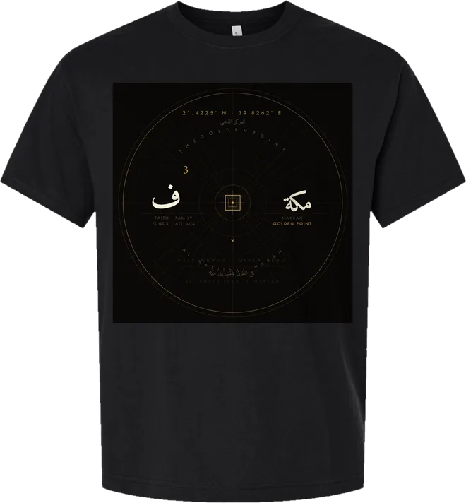 F3 Golden Point Long Sleeve Tee — Black