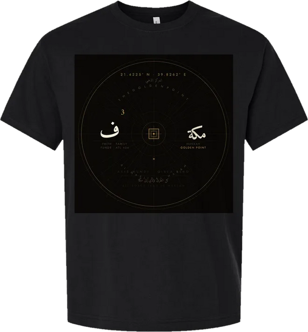 F3 Golden Point Short Sleeve Tee — Black